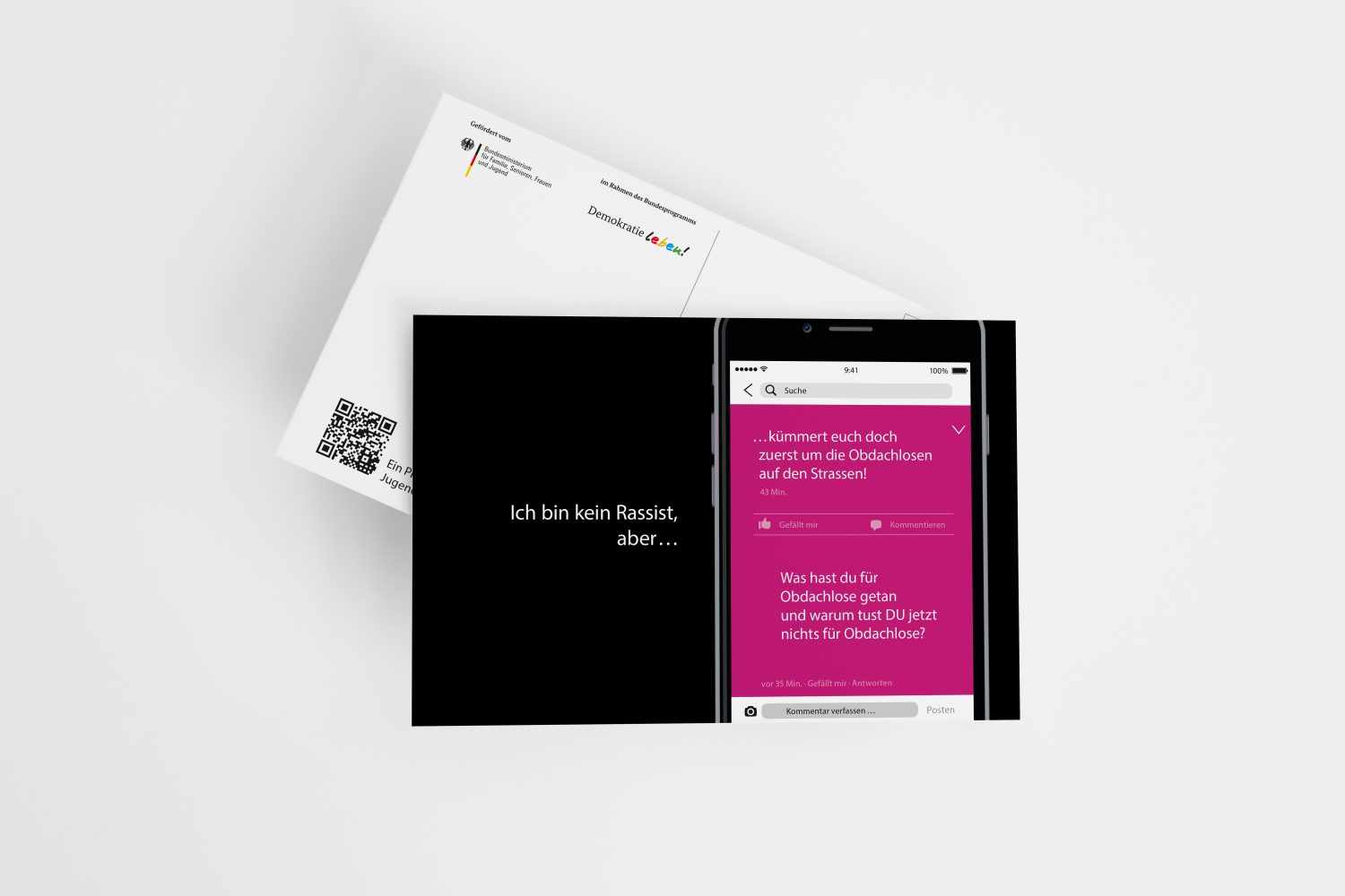 portfolio – jugendforum ahlen postkarte